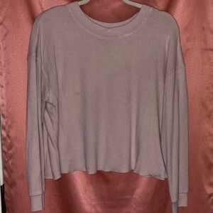 Angie Dusty Pink Long Sleeve Sweatshirt
